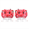 Performance Front Brake Calipers Powder Coated Red Pair - image 1
