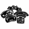 BLK CALIPER PAIR W/ BRKT - image 1
