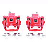 Performance Rear Brake Calipers Powder Coated Red Pair - image 1
