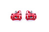 Performance Rear Brake Calipers Powder Coated Red Pair - image 1