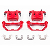 Performance Front Brake Calipers Powder Coated Red Pair - image 1