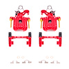 Performance Rear Brake Calipers Powder Coated Red Pair - image 1