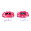Performance Front Brake Calipers Powder Coated Red Pair - image 1