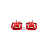 Performance Rear Brake Calipers Powder Coated Red Pair - image 1