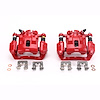 Performance Rear Brake Calipers Powder Coated Red Pair - image 1