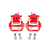 Performance Rear Brake Calipers Powder Coated Red Pair