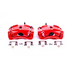 Performance Front Brake Calipers Powder Coated Red Pair - image 1
