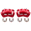 RED CALIPER PAIR W/ BRKT - image 1