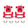 Performance Rear Brake Calipers Powder Coated Red Pair - image 1