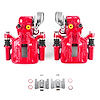 Performance Rear Brake Calipers Powder Coated Red Pair - image 1