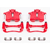 Performance Front Brake Calipers Powder Coated Red Pair - image 1