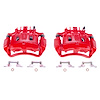 Performance Rear Brake Calipers Powder Coated Red Pair - image 1