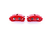 Performance Front Brake Calipers Powder Coated Red Pair - image 1
