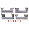 BLK CALIPER PAIR W/ BRKT - image 1