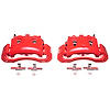 RED CALIPER PAIR W/ BRKT - image 1