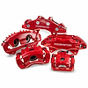 RED CALIPER PAIR W/BRKT - image 1