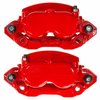 S4876 Autospecialty by PowerStop Replacement Brake Caliper Pair, Front, Red Powder Coat - image 3