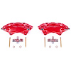 RED CALIPER PAIR W/O BRKT - image 1