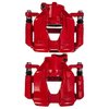RED CALIPER PAIR W/ BRKT - image 3