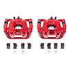 RED CALIPER PAIR W/ BRKT