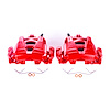 Front Brake Calipers Fits Select 2009-2020 Audi, Volkswagen Models [Red Powder-Coat Finish] - image 1