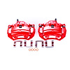 RED CALIPER PAIR W/ BRKT - image 1