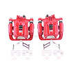 Performance Rear Brake Calipers Powder Coated Red Pair - image 1