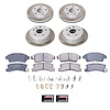 SC1053 Semi-Coated Rotor & Low-Dust Ceramic Brake Pad Kit - image 1