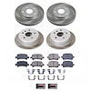 SC1060 Semi-Coated Rotor & Low-Dust Ceramic Brake Pad Kit - image 1