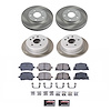 SC1061 Semi-Coated Rotor & Low-Dust Ceramic Brake Pad Kit - image 1