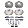 SC1065 Semi-Coated Rotor & Low-Dust Ceramic Brake Pad Kit - image 1