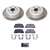 SC1069 Semi-Coated Rotor & Low-Dust Ceramic Brake Pad Kit - image 1