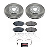 SC1075 Semi-Coated Rotor & Low-Dust Ceramic Brake Pad Kit - image 1