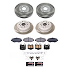SC1079 Semi-Coated Rotor & Low-Dust Ceramic Brake Pad Kit - image 1