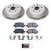 SC1083 Semi-Coated Rotor & Low-Dust Ceramic Brake Pad Kit - image 1