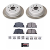 SC1084 Semi-Coated Rotor & Low-Dust Ceramic Brake Pad Kit - image 1