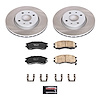 SC1090 Semi-Coated Rotor & Low-Dust Ceramic Brake Pad Kit - image 1
