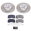 SC1092 Semi-Coated Rotor & Low-Dust Ceramic Brake Pad Kit - image 1