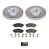 SC112 Semi-Coated Rotor & Low-Dust Ceramic Brake Pad Kit