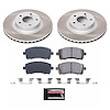 SC1120 Semi-Coated Rotor & Low-Dust Ceramic Brake Pad Kit - image 1