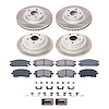 SC1121 Semi-Coated Rotor & Low-Dust Ceramic Brake Pad Kit - image 1
