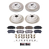 SC1122 Semi-Coated Rotor & Low-Dust Ceramic Brake Pad Kit - image 1