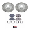 SC1135 Semi-Coated Rotor & Low-Dust Ceramic Brake Pad Kit - image 1