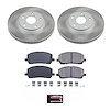 SC1137 Semi-Coated Rotor & Low-Dust Ceramic Brake Pad Kit - image 1