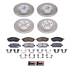 SC114 Semi-Coated Rotor & Low-Dust Ceramic Brake Pad Kit - image 1