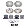SC1140 Semi-Coated Rotor & Low-Dust Ceramic Brake Pad Kit - image 1