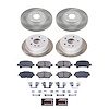 SC1144 Semi-Coated Rotor & Low-Dust Ceramic Brake Pad Kit - image 1