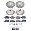 SC1145 Semi-Coated Rotor & Low-Dust Ceramic Brake Pad Kit - image 1