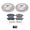 SC1151 Semi-Coated Rotor & Low-Dust Ceramic Brake Pad Kit - image 1