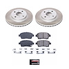 SC1153 Semi-Coated Rotor & Low-Dust Ceramic Brake Pad Kit - image 1